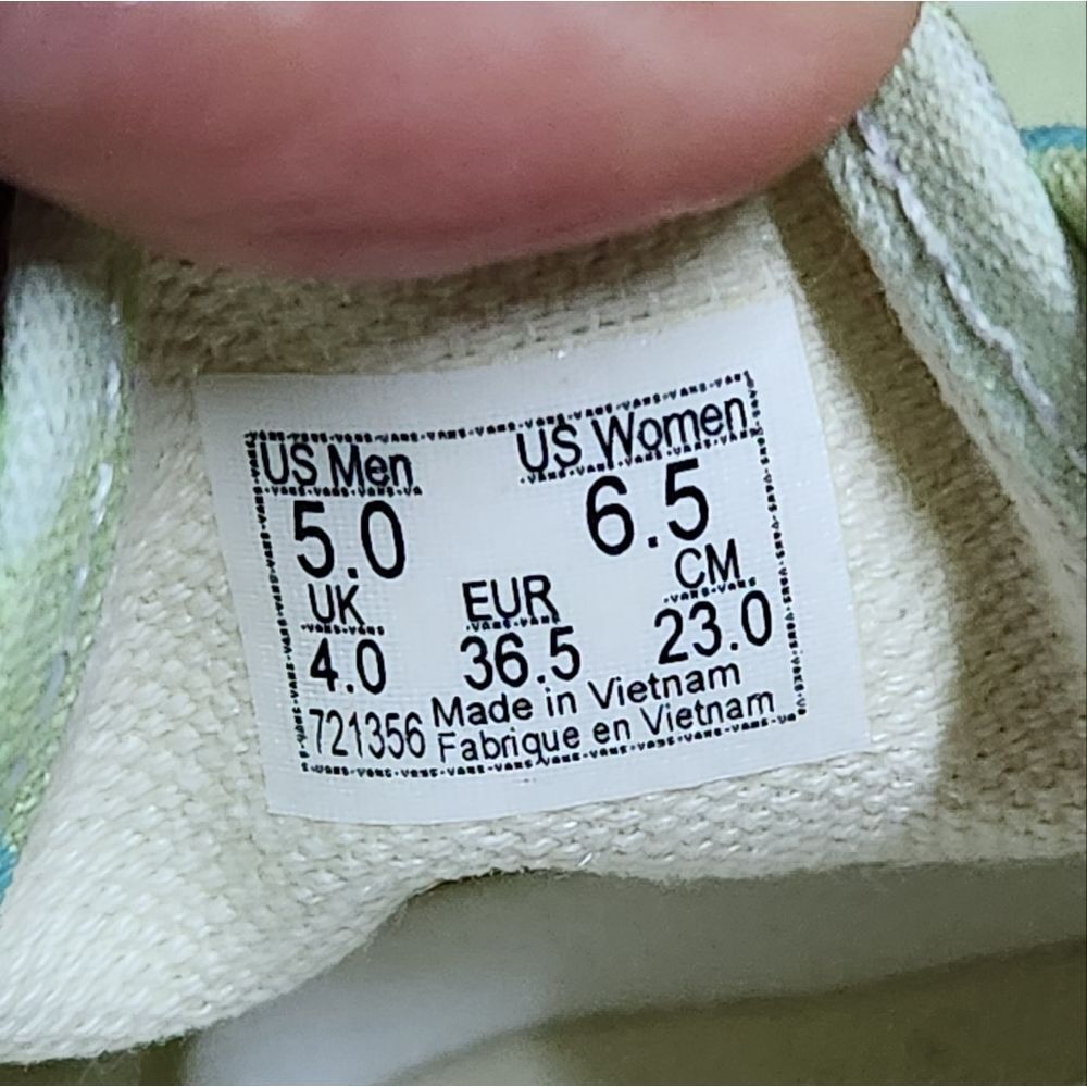 🇬🇪🔥NWT Vans Pastel Checkered Picnic Plaid Unisex Stackform Sneakers Size 6.5 - Picture 11 of 11